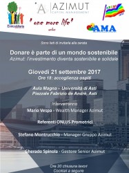 Invito  evento 21 settembre 2017